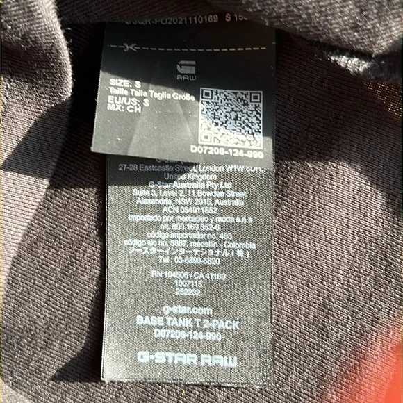 G-STAR RAW Base Tank Top Black - Picture 9 of 13